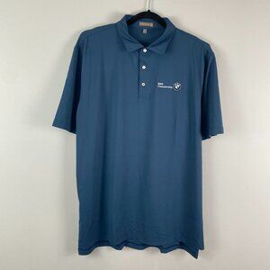Peter Millar Teal Blue BMW Championship Polo